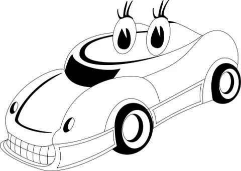 Cartoon car Stock Illustration