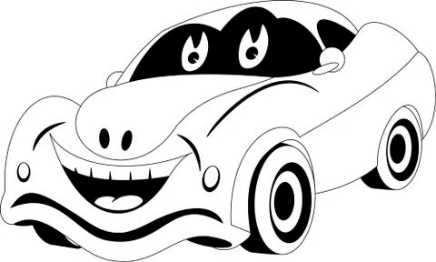 Cartoon car Stock Illustration