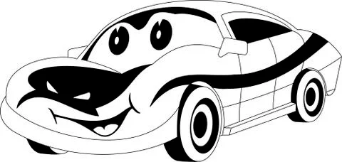Cartoon car Stock Illustration