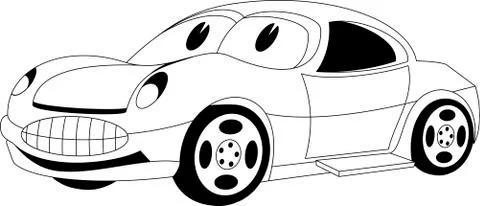 Cartoon car Stock Illustration