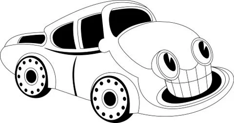 Cartoon car Stock Illustration