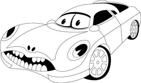 Cartoon car Stock Illustration