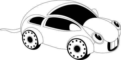 Cartoon car Stock Illustration