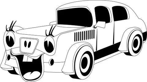 Cartoon car Stock Illustration