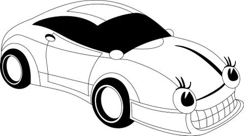 Cartoon car Stock Illustration