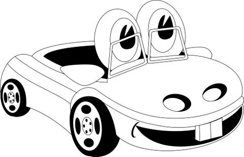 Cartoon car Stock Illustration