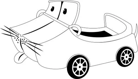 Cartoon car Stock Illustration