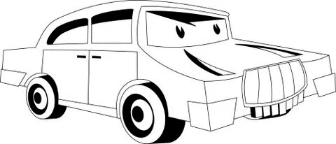 Cartoon car Stock Illustration