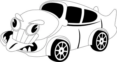 Cartoon car Stock Illustration