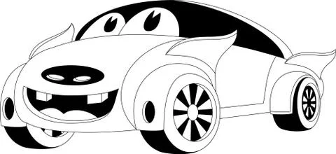 Cartoon car Stock Illustration