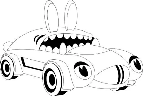 Cartoon car Stock Illustration