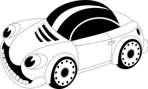 Cartoon car Stock Illustration
