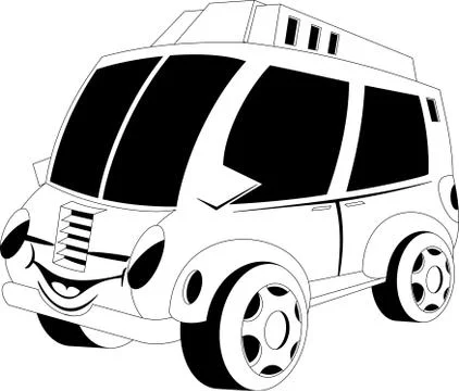 Cartoon car Stock Illustration