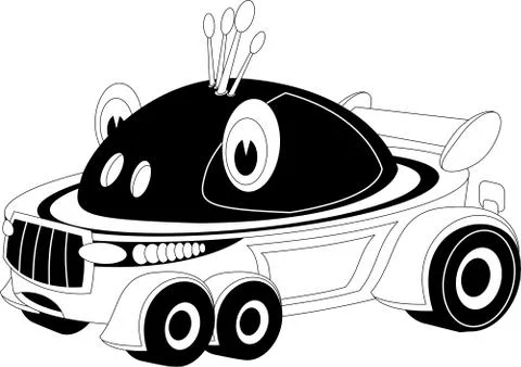 Cartoon car Stock Illustration