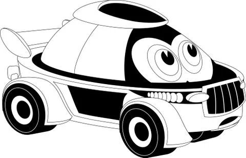 Cartoon car Stock Illustration