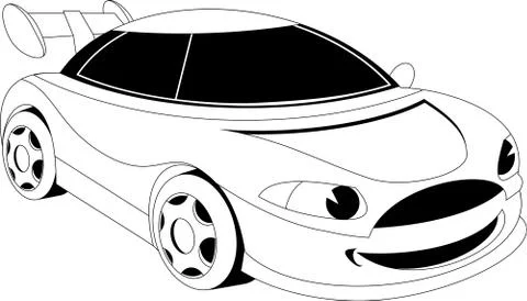 Cartoon car Stock Illustration