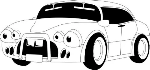 Cartoon car Stock Illustration