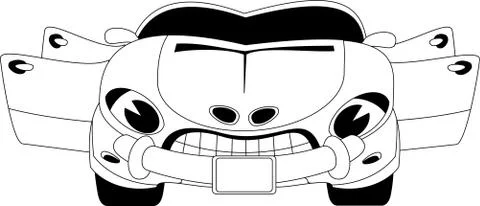 Cartoon car Stock Illustration
