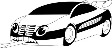 Cartoon car Stock Illustration