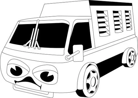 Cartoon car Stock Illustration