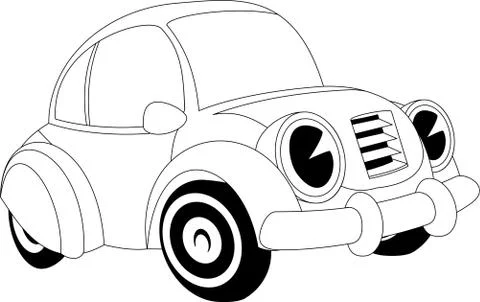 Cartoon car Stock Illustration