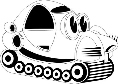 Cartoon car Stock Illustration