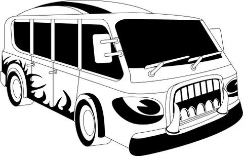 Cartoon car Stock Illustration