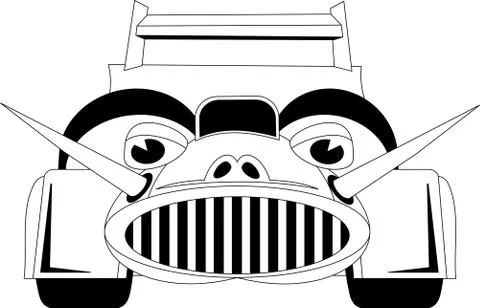 Cartoon car Stock Illustration