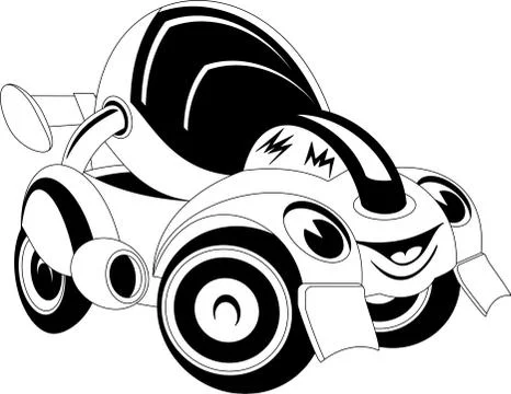 Cartoon car Stock Illustration
