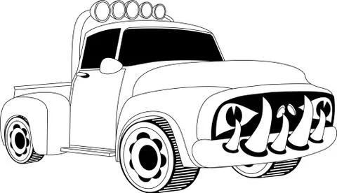 Cartoon car Stock Illustration