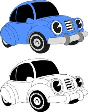Cartoon car Stock Illustration