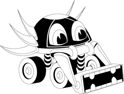 Cartoon car Stock Illustration
