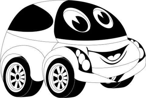 Cartoon car Stock Illustration