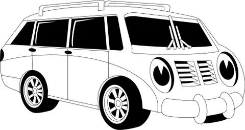 Cartoon car Stock Illustration