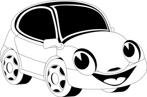 Cartoon car Stock Illustration