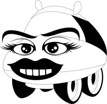 Cartoon car Stock Illustration