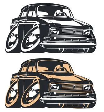 Cartoon car Stock Illustration