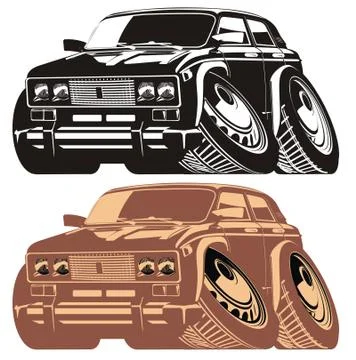 Cartoon car Stock Illustration