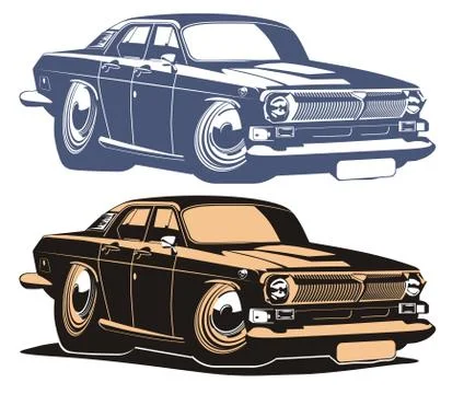 Cartoon car Stock Illustration