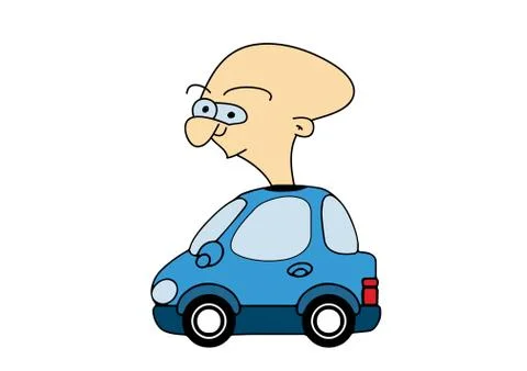 Cartoon car Stock Illustration