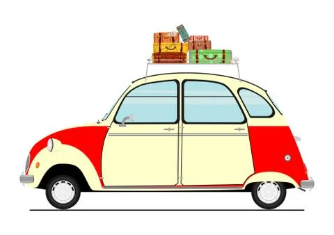 Cartoon  car. Stock Illustration