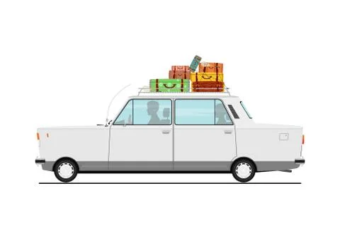 Cartoon car. Stock Illustration