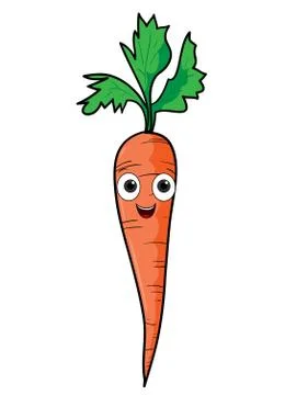 Cartoon Carrot Stock Illustration