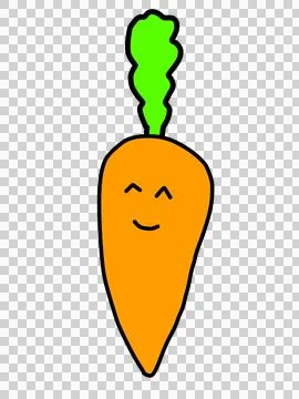 Cartoon carrots Stock Illustration