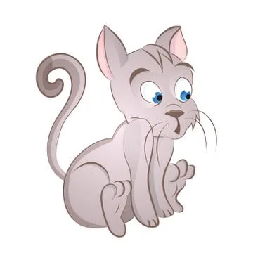 Cartoon cat Stock Illustration