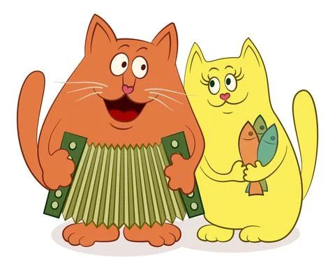 Cartoon Cats Stock Illustration