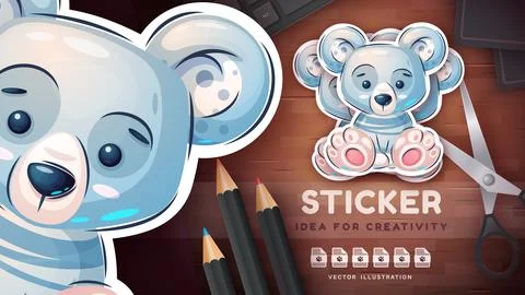 Baby Polar Bear Sticker