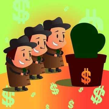 Cartoon Character Vector Illustration Stock Illustration