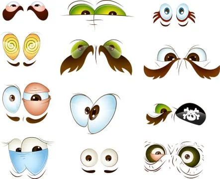 Cartoon characters Stock Illustration