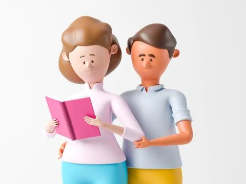 Cartoon characters Stock Illustration